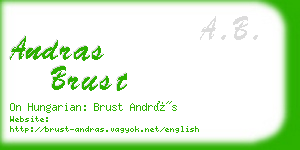 andras brust business card